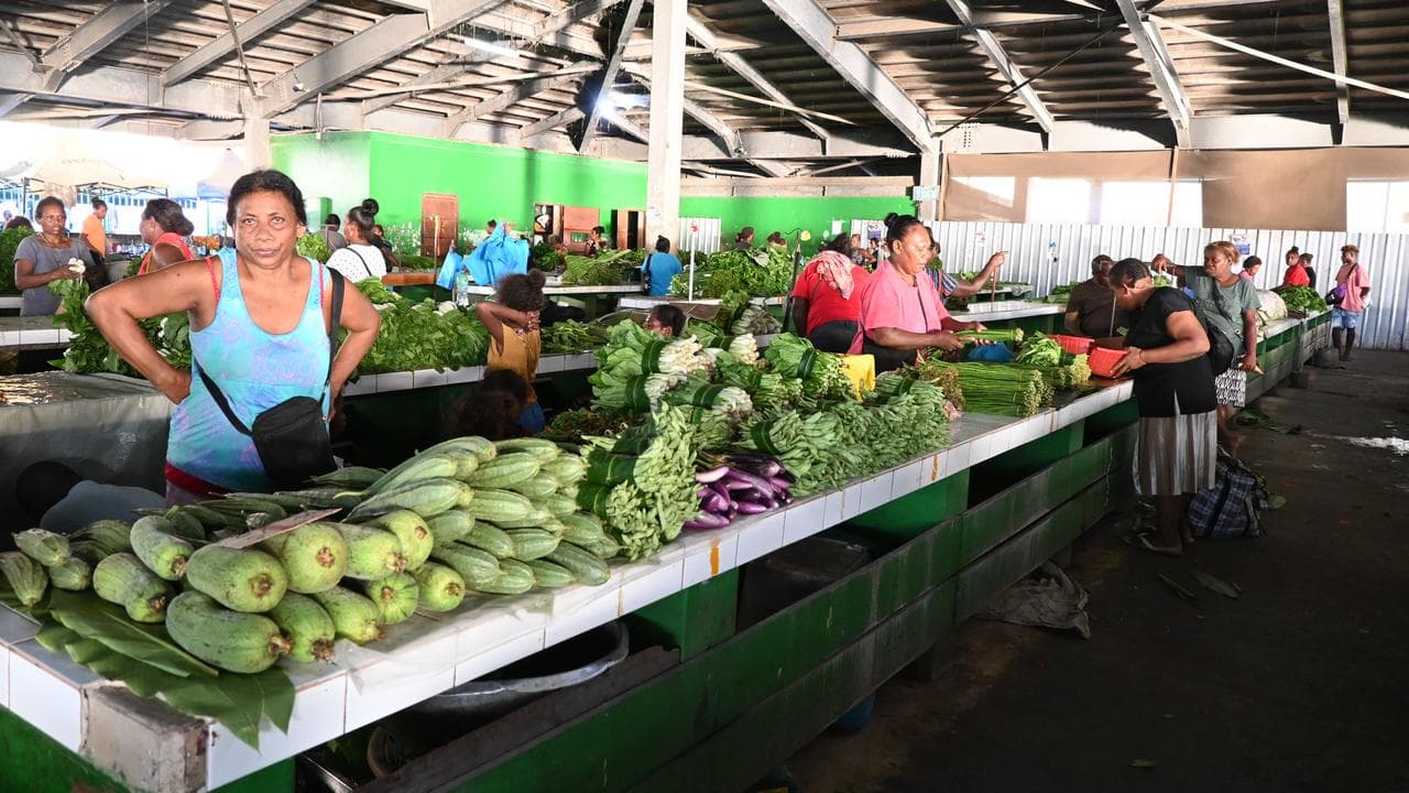 Vegetable market Honiara