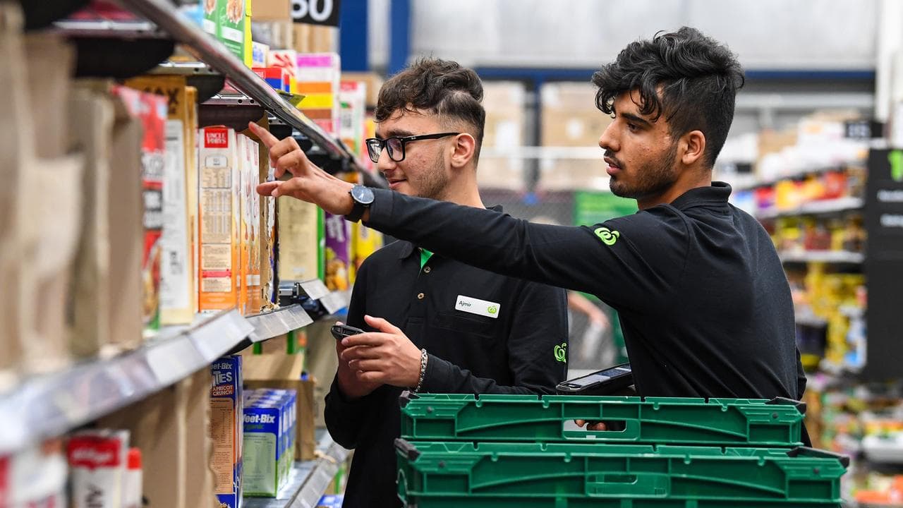 Woolworths workers (file)