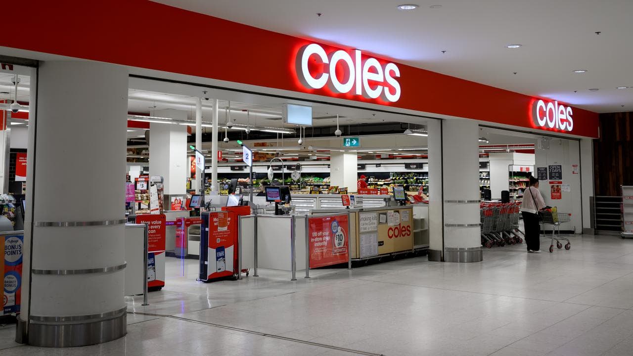 Coles signage (file