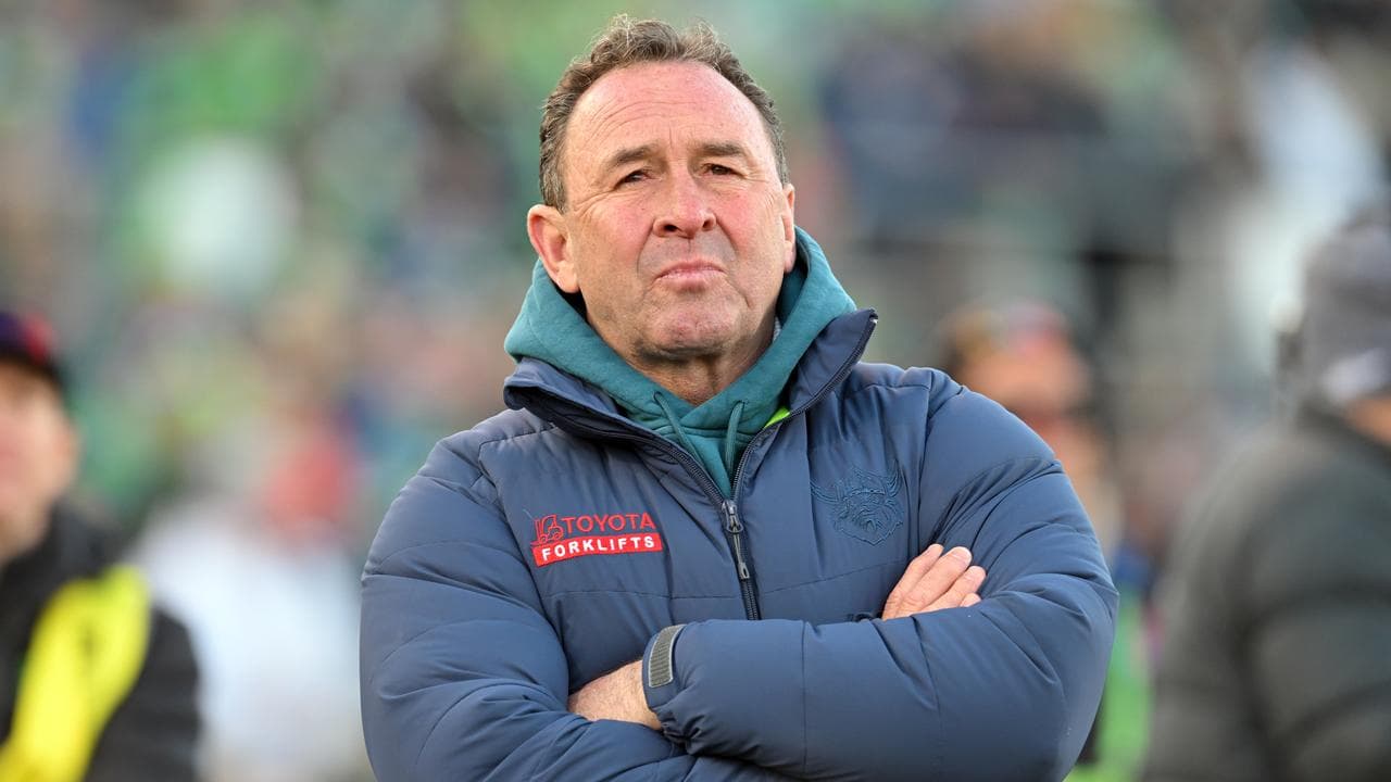 Raiders coach Ricky Stuart