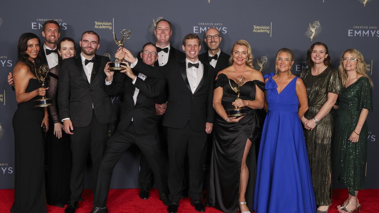 Crew from Northern Pictures at the Creative Arts Emmy Awards