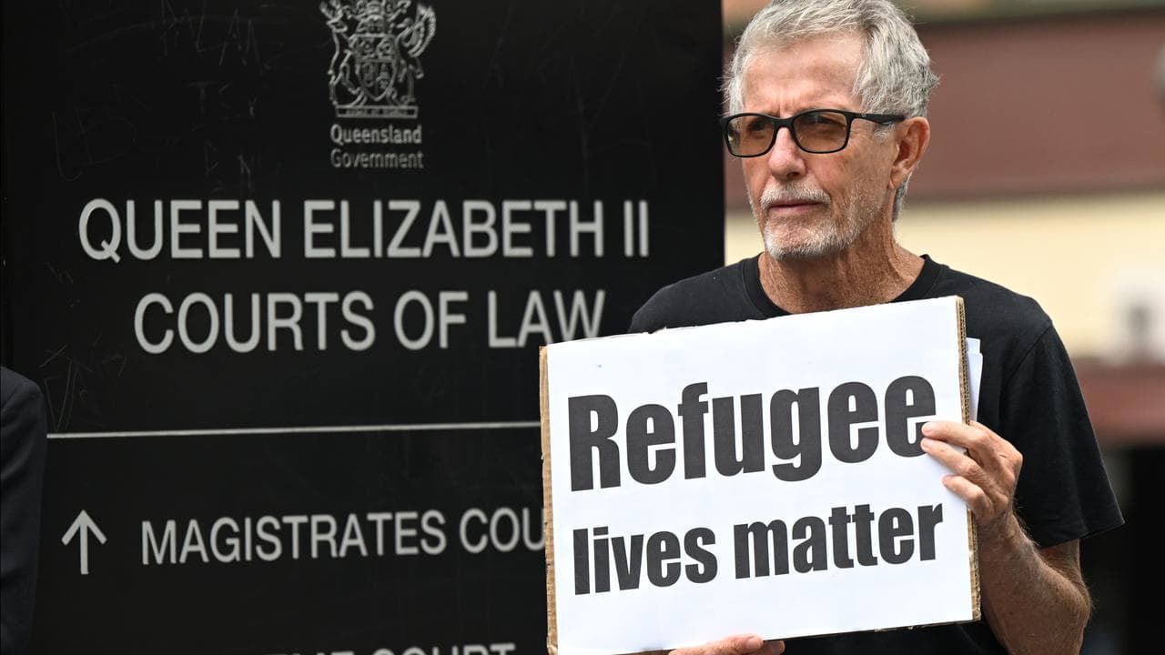 Members of the Brisbane Refugee Action Collective