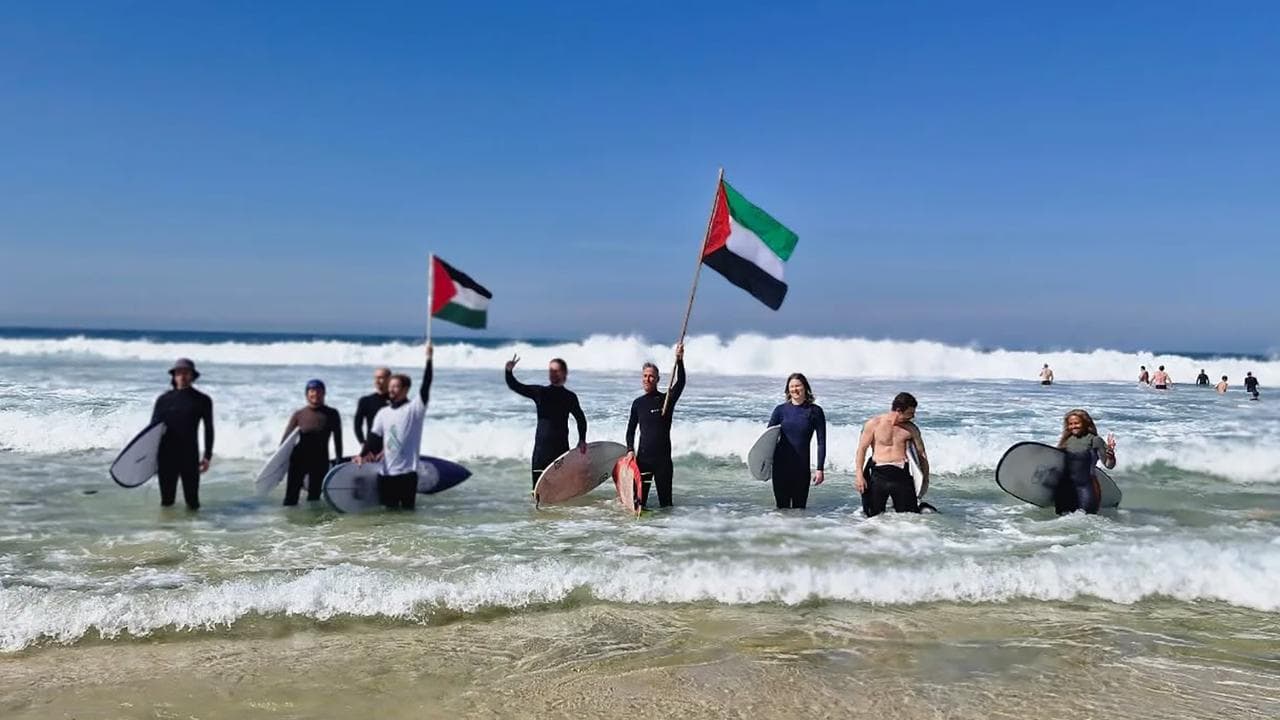 Gaza protest at Bondi Beach