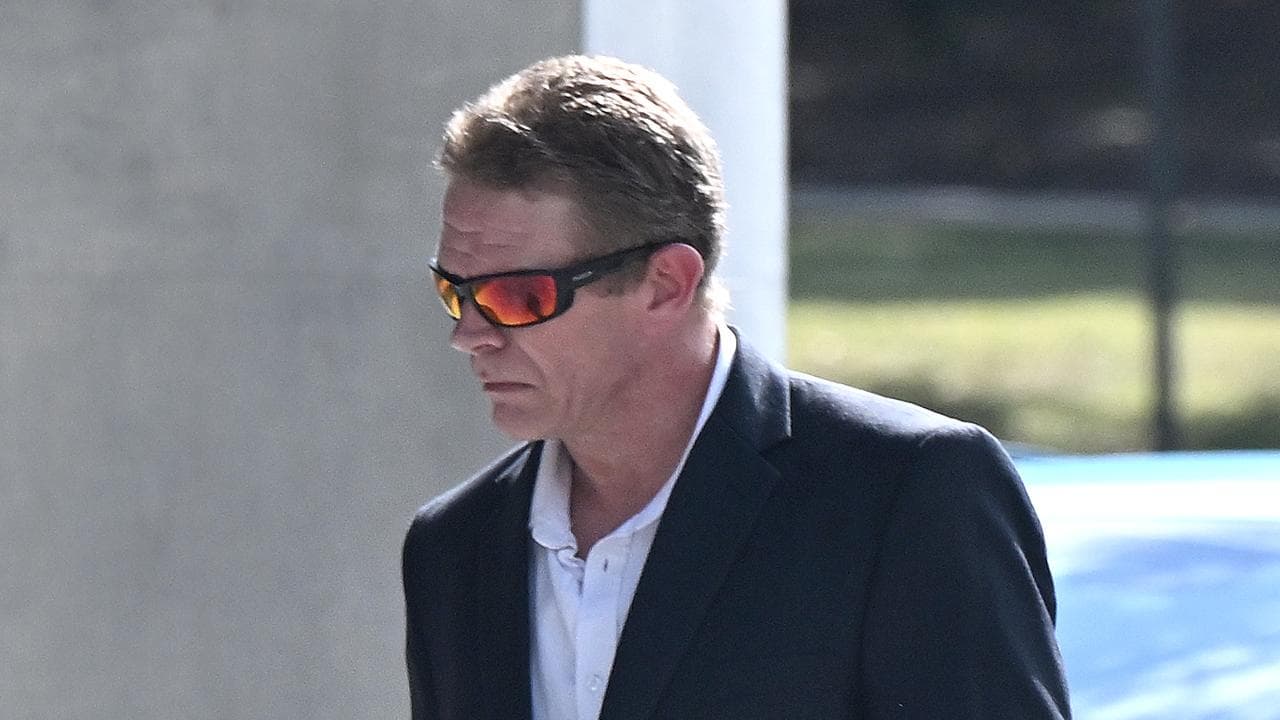 Andrew William Campbell arrives at the Brisbane Supreme Court