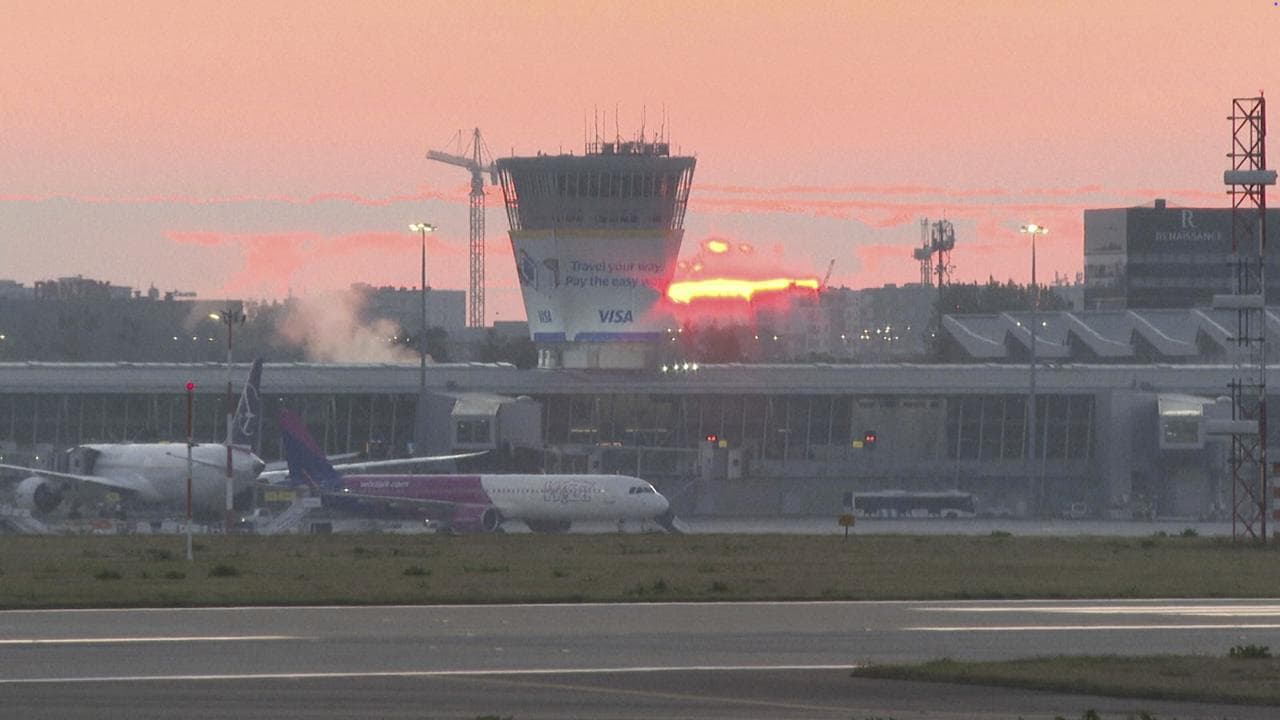 Chopin Airport in Warsaw, Poland