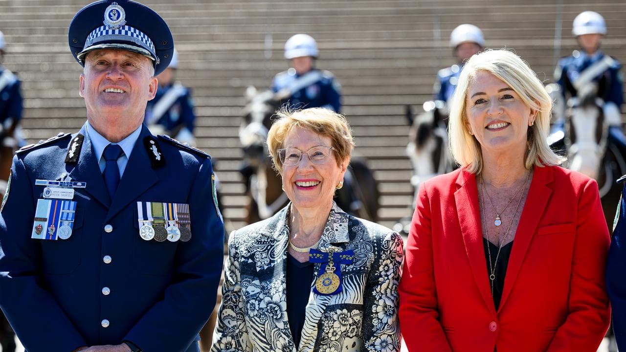 NSW's acting police commissioner, governor and police minister