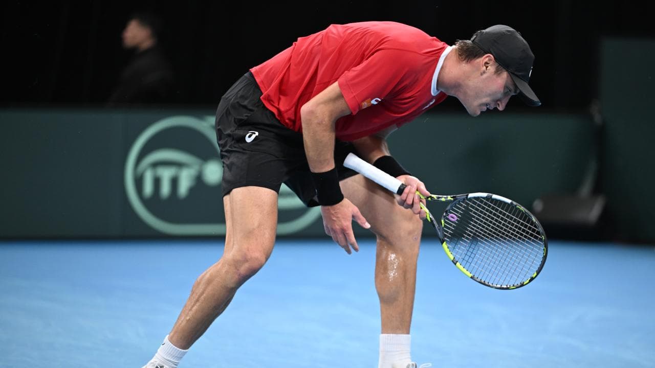 Raphael Collignon overcame severe cramping.