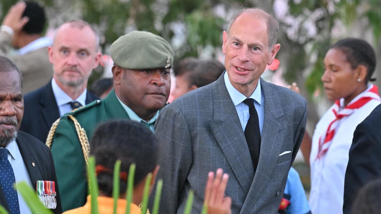 Prince Edward represented the royal family at the celebrations.