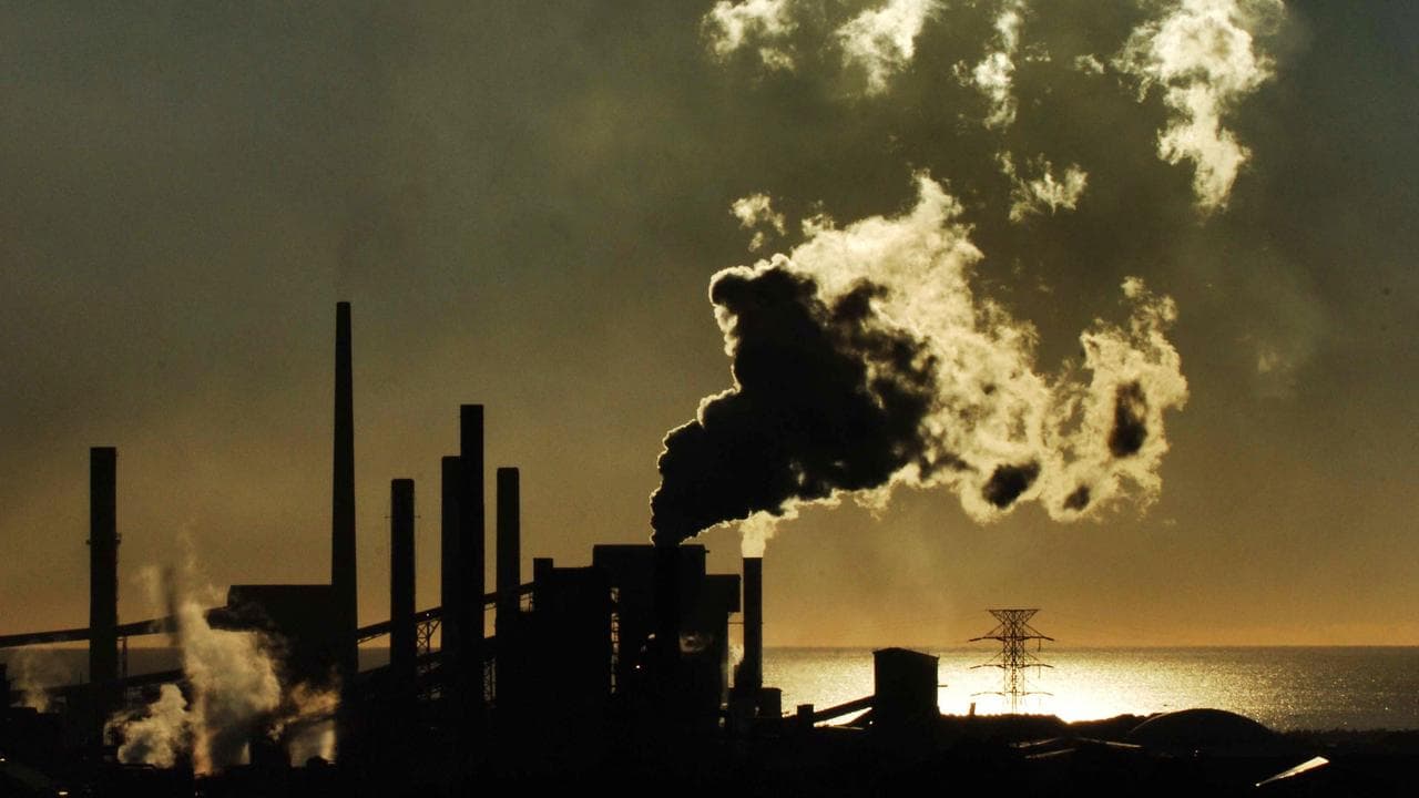 Emissions at Port Kembla steelworks