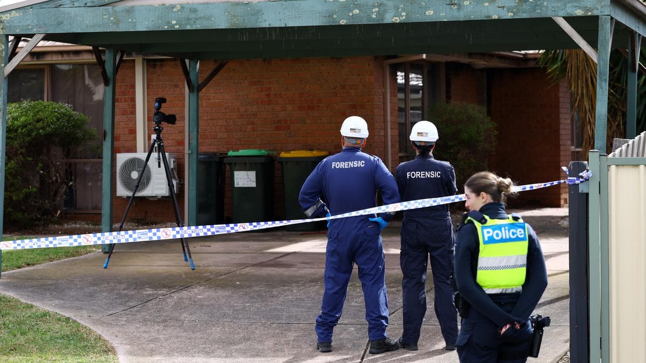 The house fire scene (file)