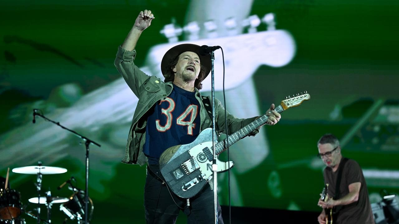 Pearl Jam singer Eddie Vedder (file image)