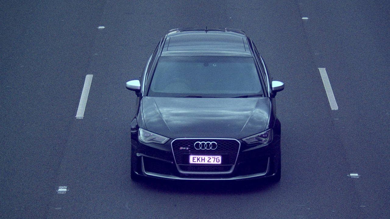 The black Audi involved in the case (file)