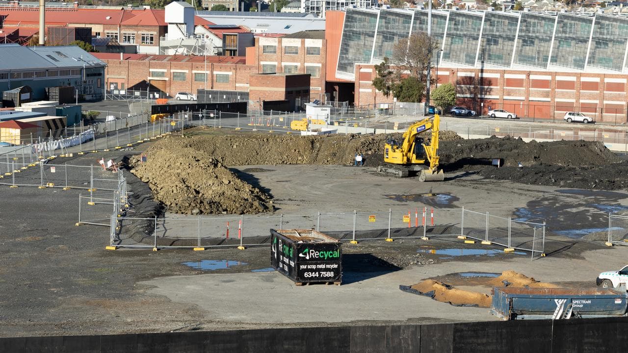 Macquarie Point Stadium Development site