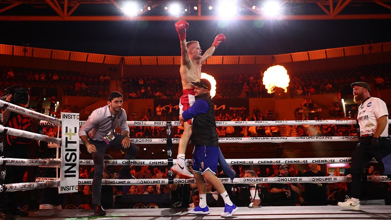 Australia's Liam Wilson celebrates