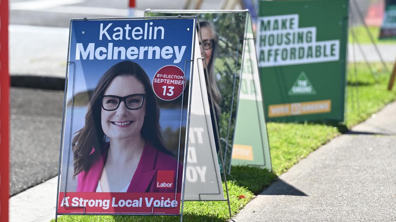 Election hoardings (file)