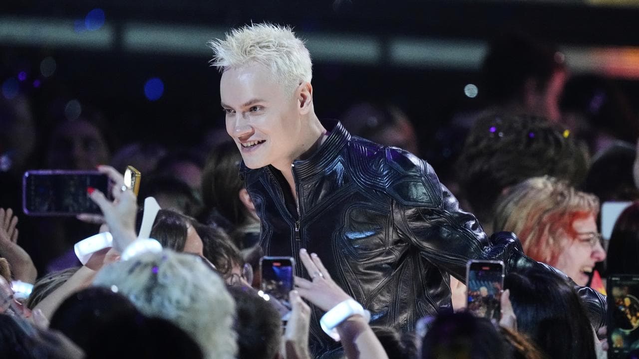 Russia's SHAMAN performs at Intervision