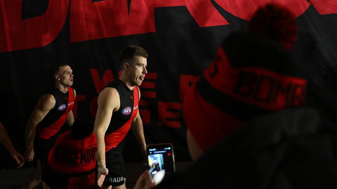 Essendon captain Zach Merrett