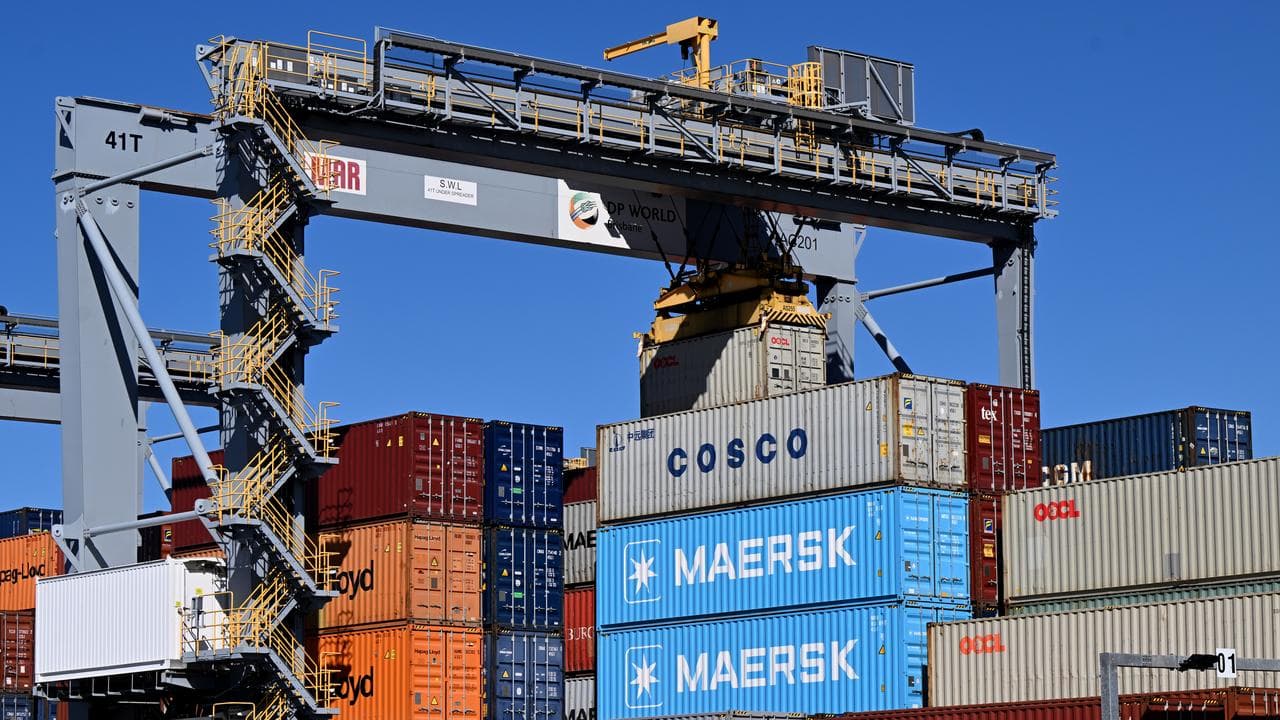 Shipping containers (file image)