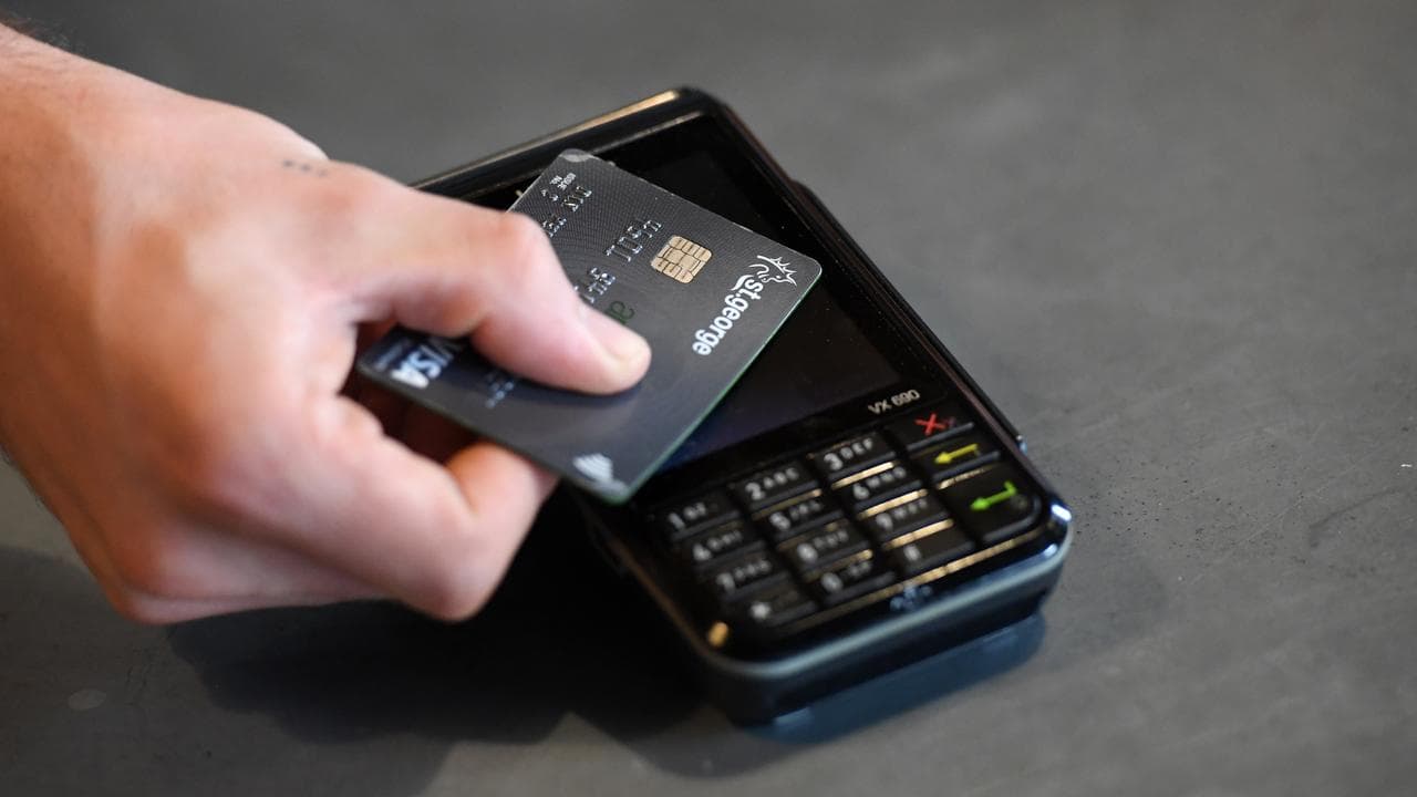 A credit card payment (file image)