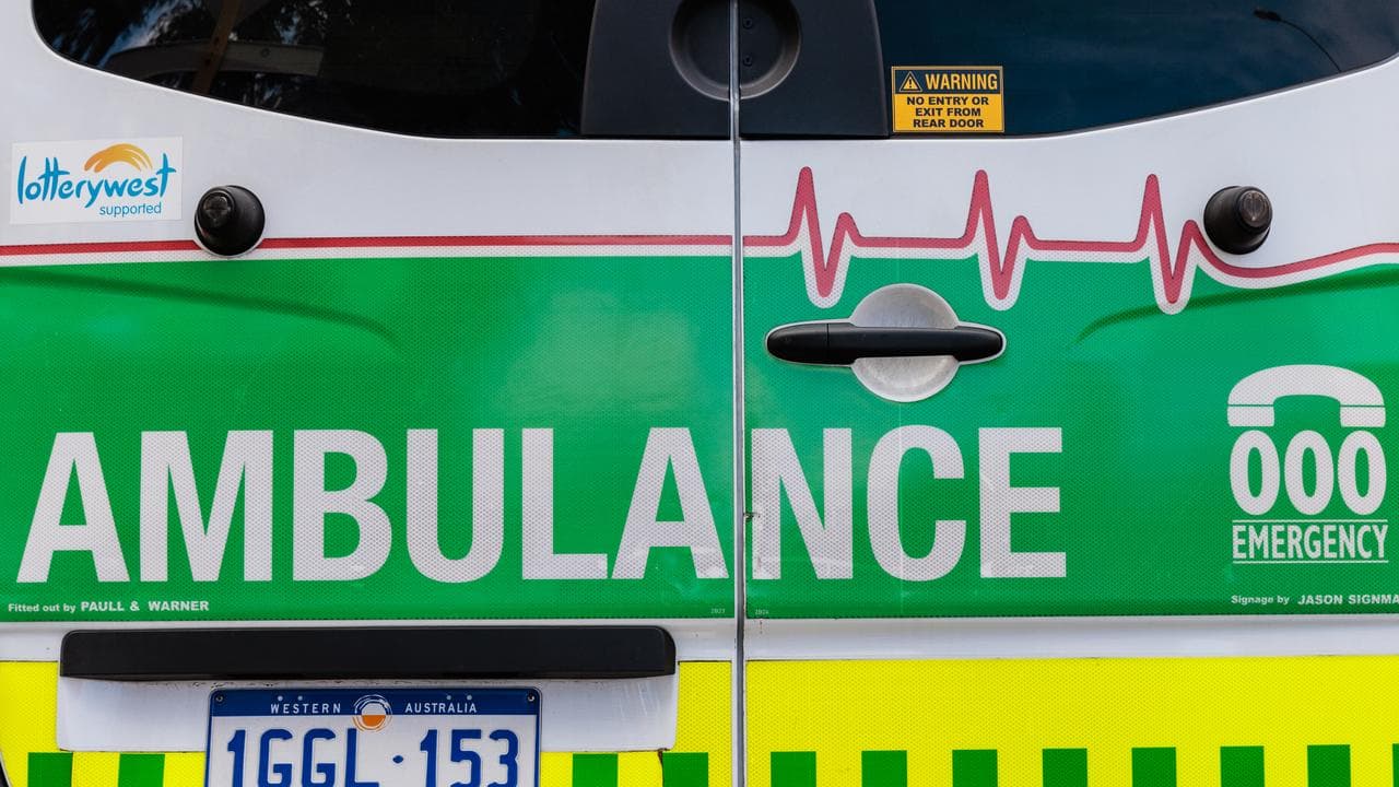 Back of an ambulance