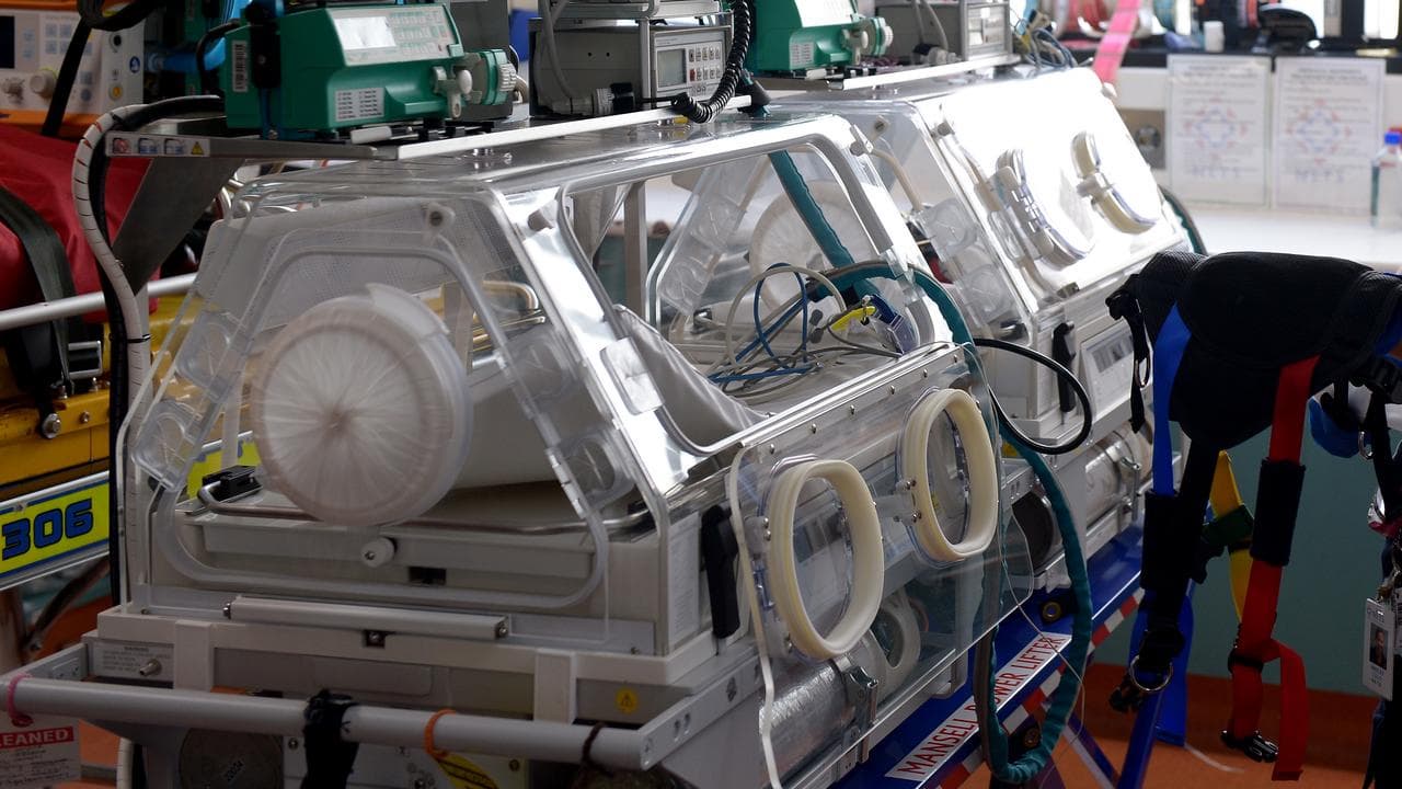 Pediatric life support equipment (file)