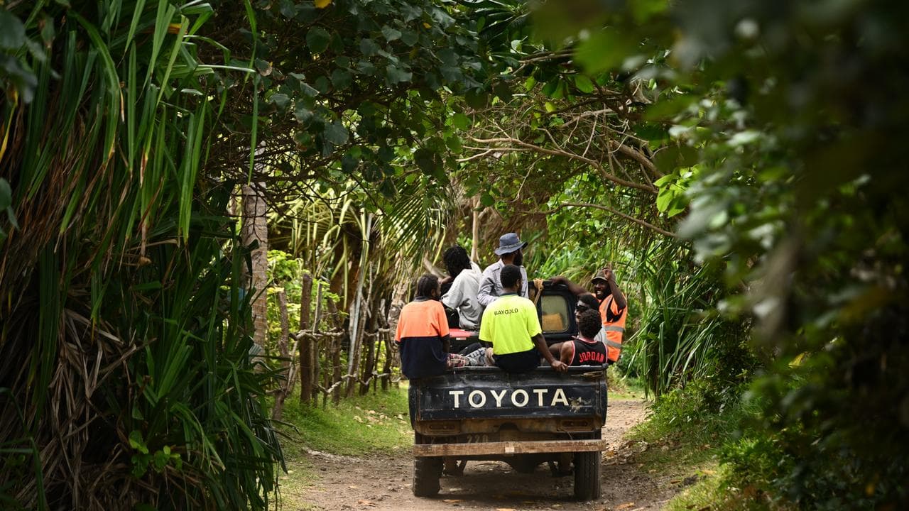 Locals in Vanuatu
