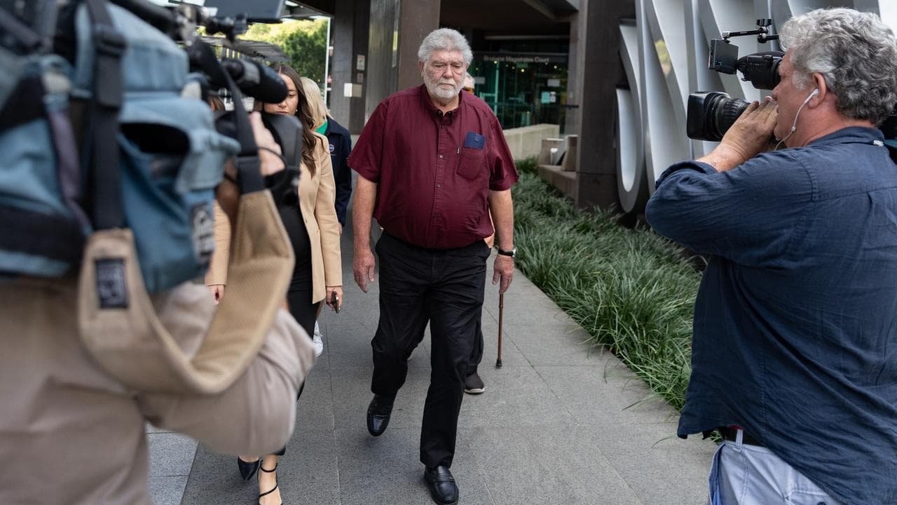 Lindsay Francis Selby leaving Brisbane’s Magistrates Court