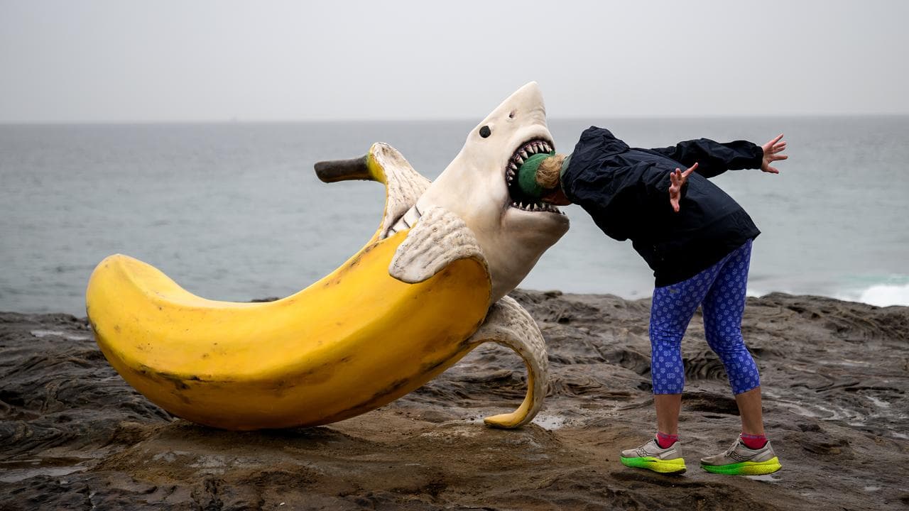 A person with a sculpture from the 2024 event (file image)