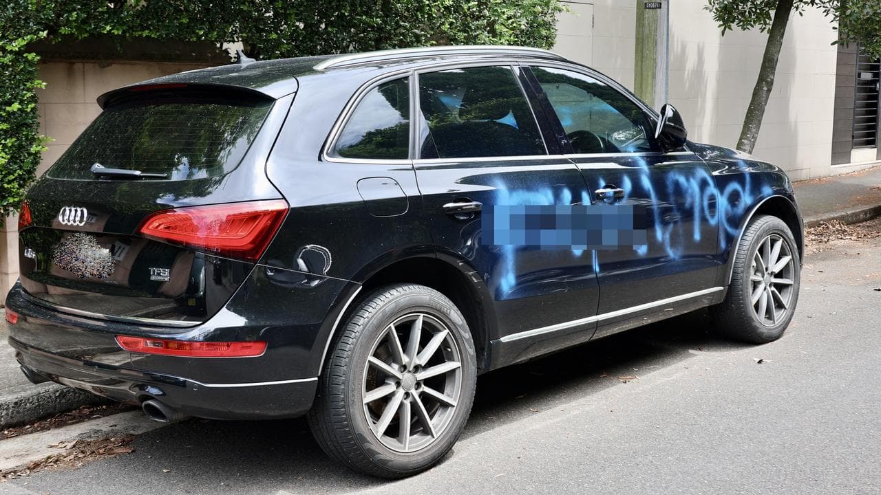 Vandalised car (file)