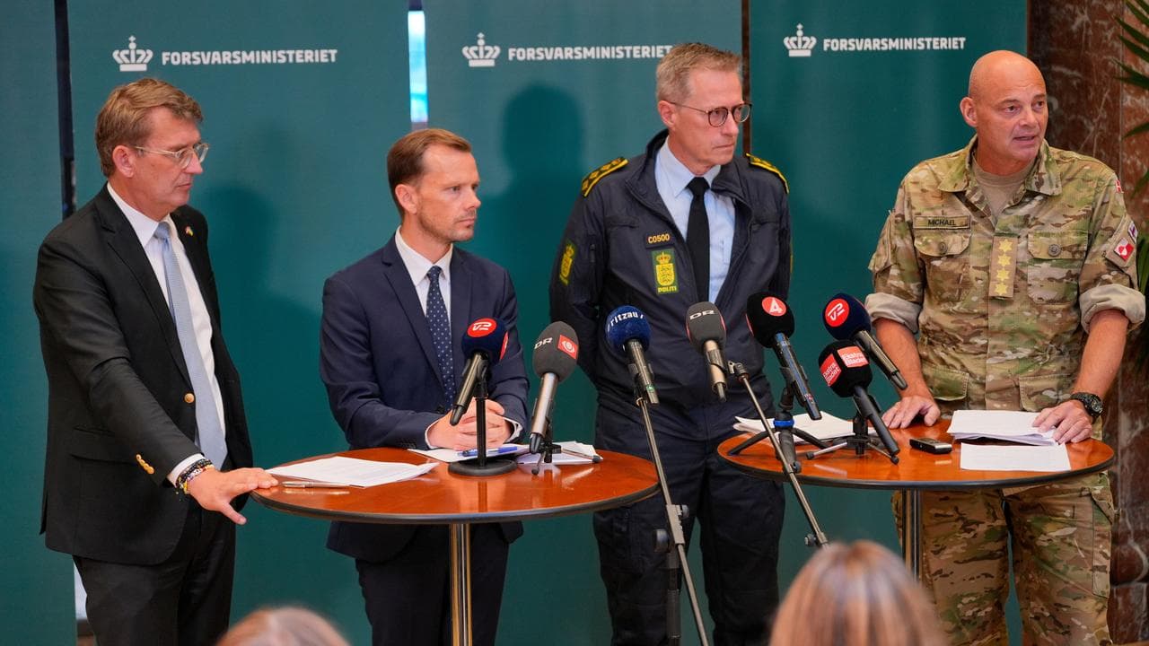 Danish ministers and police and defence chief