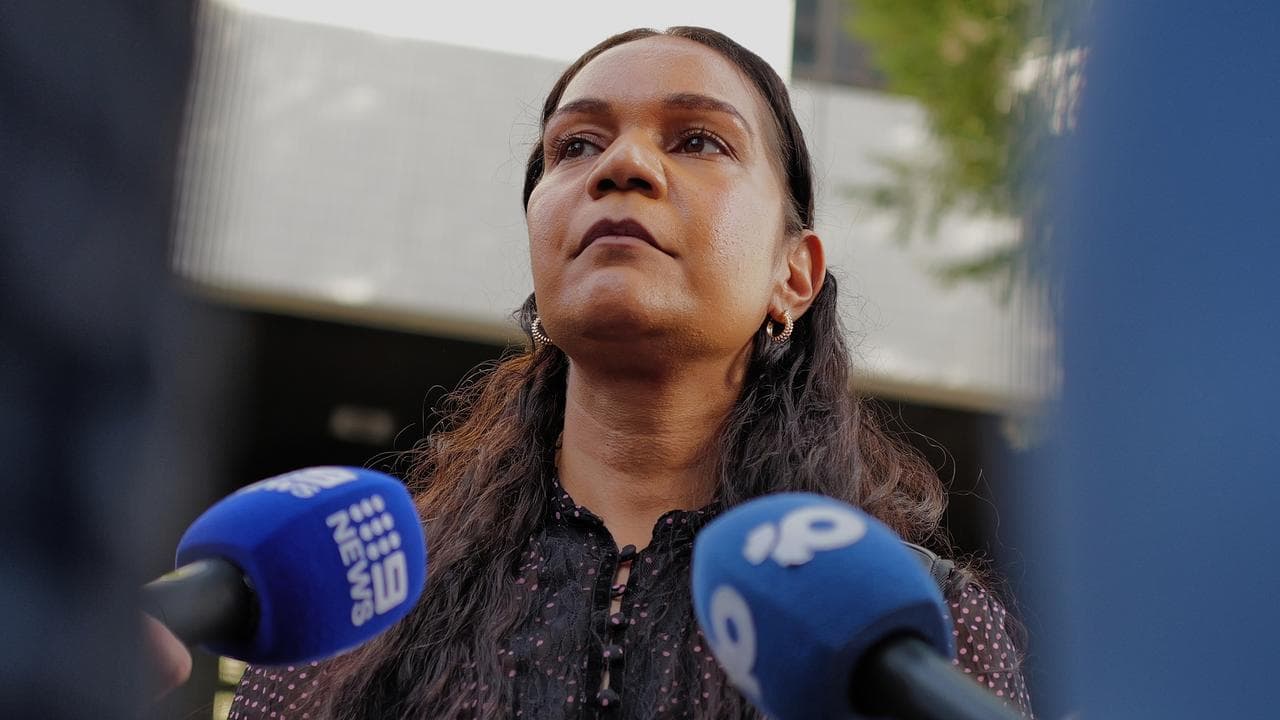 Donna Nelson's Kristal Hilaire outside Tokyo High Court