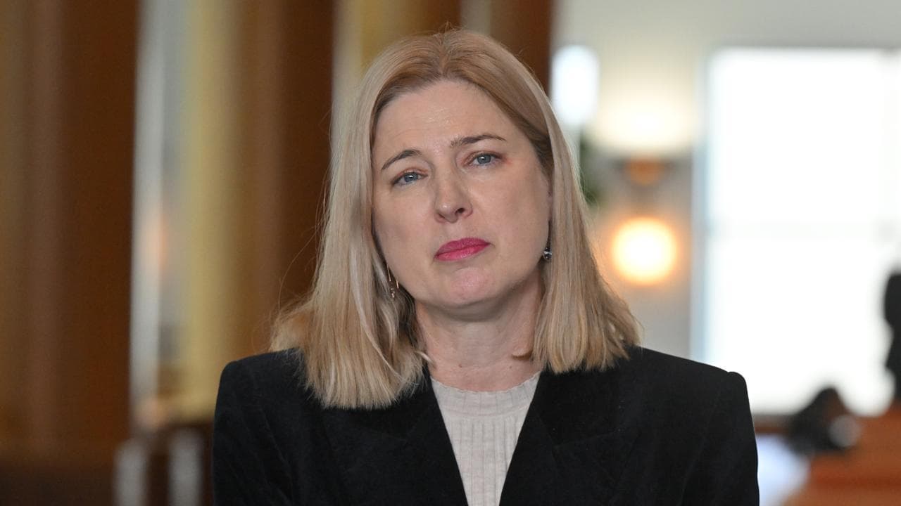 Minister for Agriculture Julie Collins at a press conference