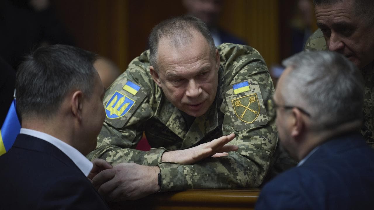 Ukraine Armed Forces Commander-in-Chief General Oleksandr Syrskyi