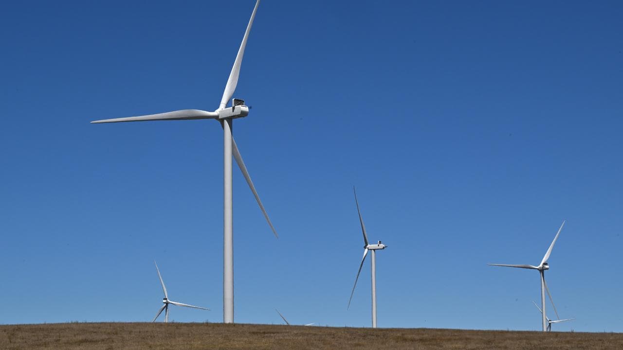 A wind farm at Collector, NSW