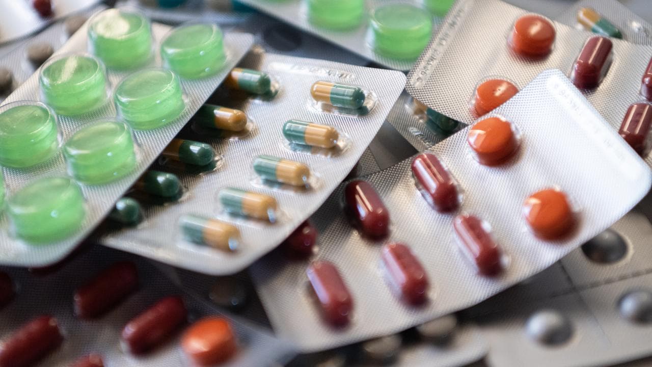 Packets of medicine tablets (file image)