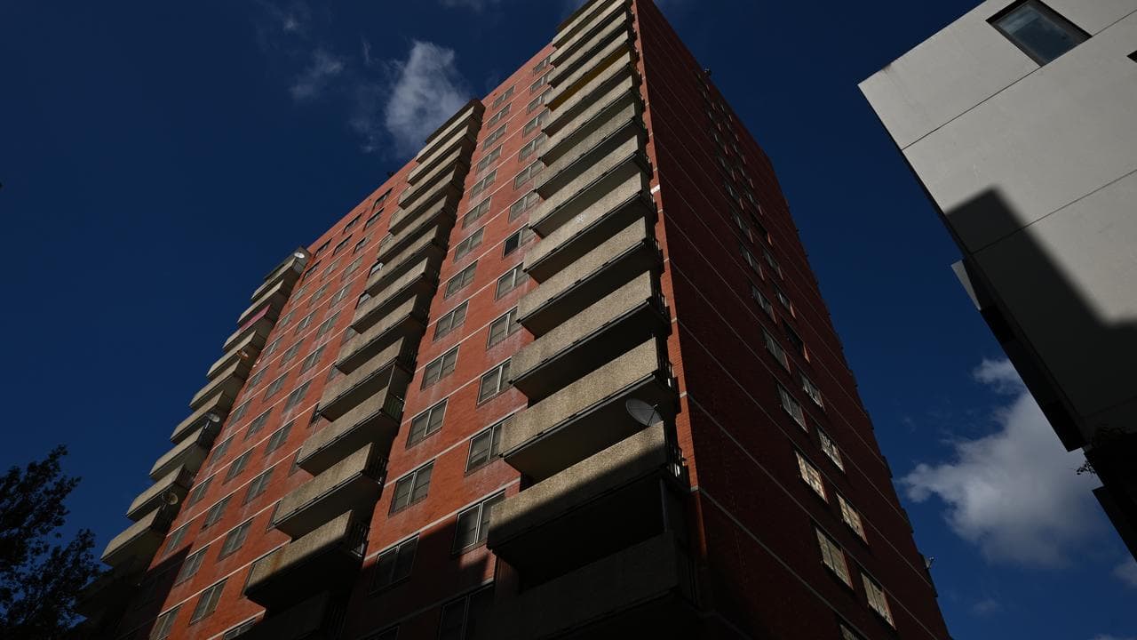 Public Housing Towers at Carlton in Melbourne