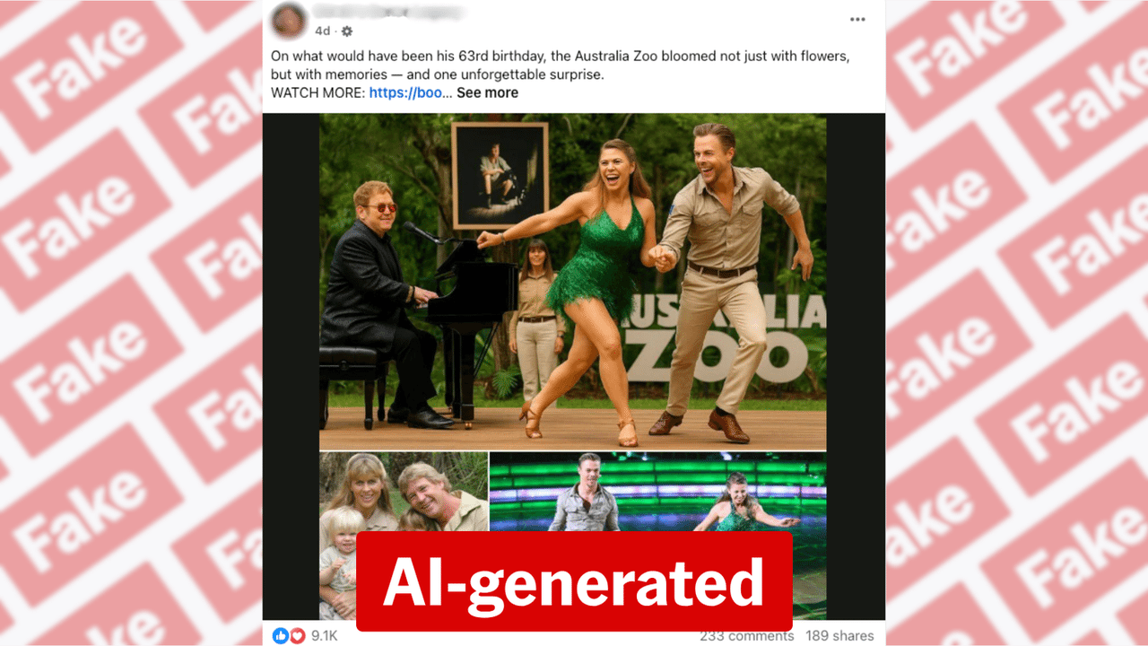 A screenshot of a Facebook post.