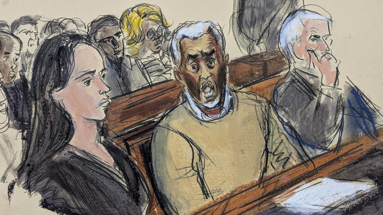 Sean Combs courtroom sketch
