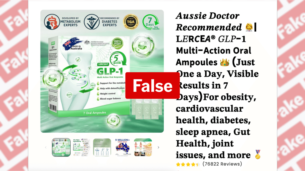 A screenshot of a website selling a weight loss medication.