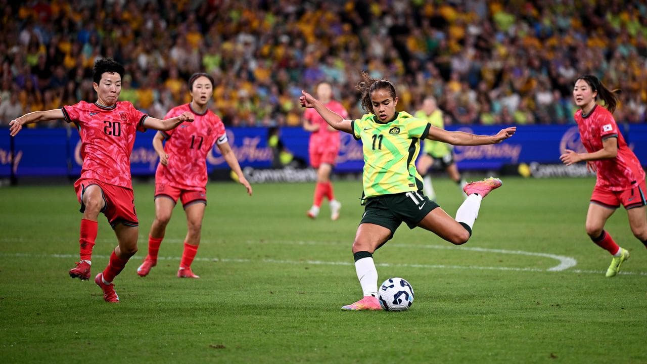 Mary Fowler of the Matildas take