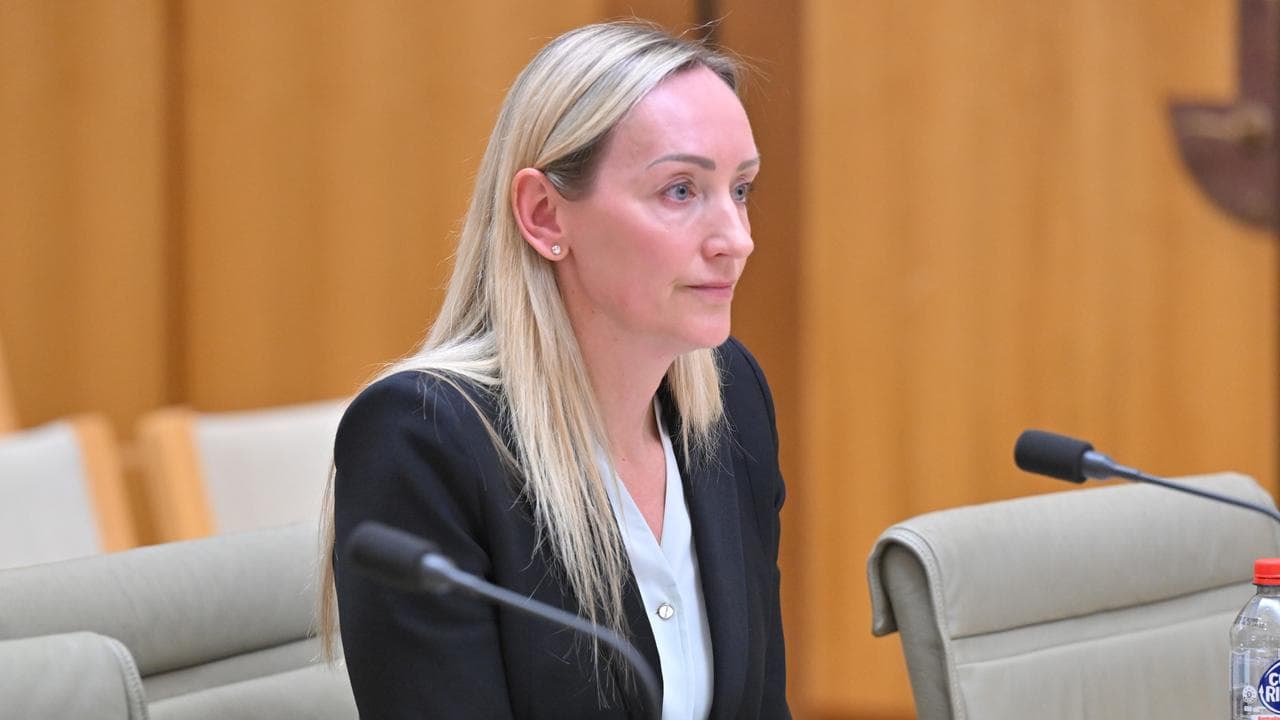 Lucie Hannon before an inquiry