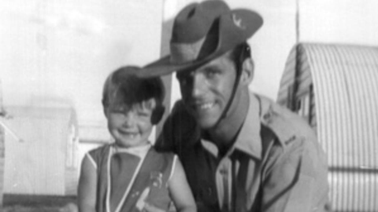 Cheryl, pictured her with her father Vince.