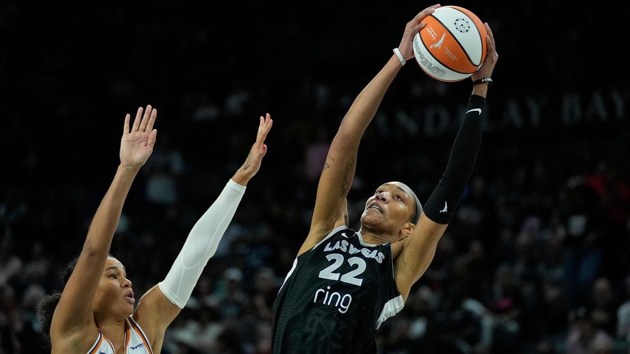Las Vegas Aces center A'ja Wilson