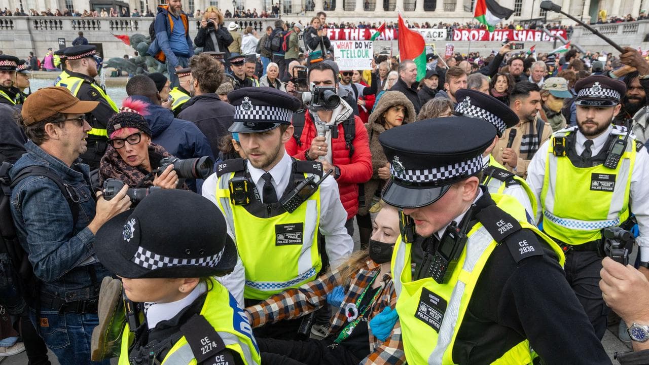 Police arrest Palestine Action group supporters in London