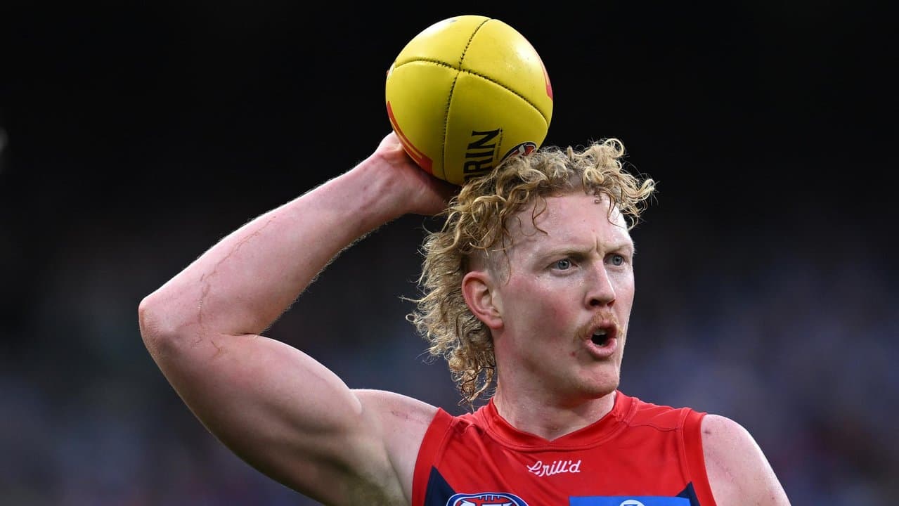 Melbourne premiership player Clayton Oliver.