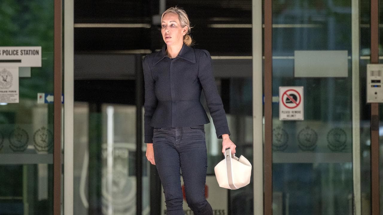 Nathalie May Matthews leaves Surry Hills Police Station