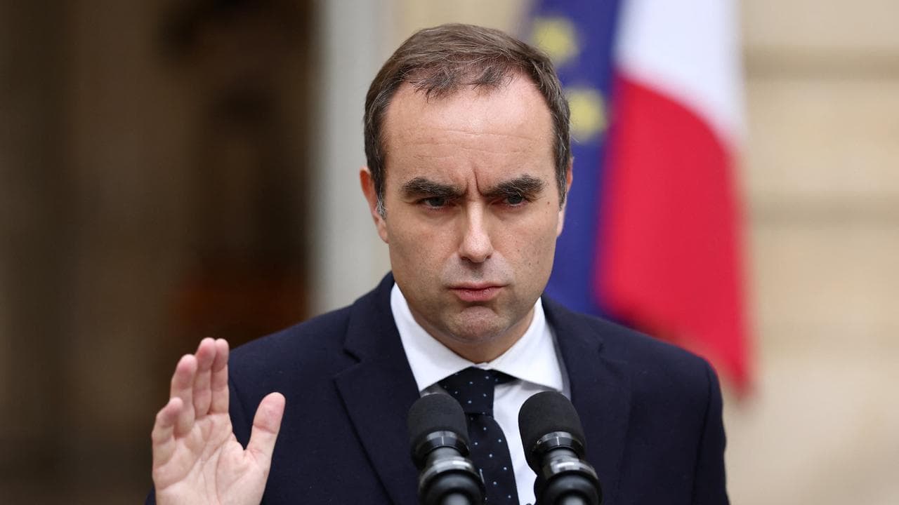 French outgoing Prime Minister Sebastien Lecornu