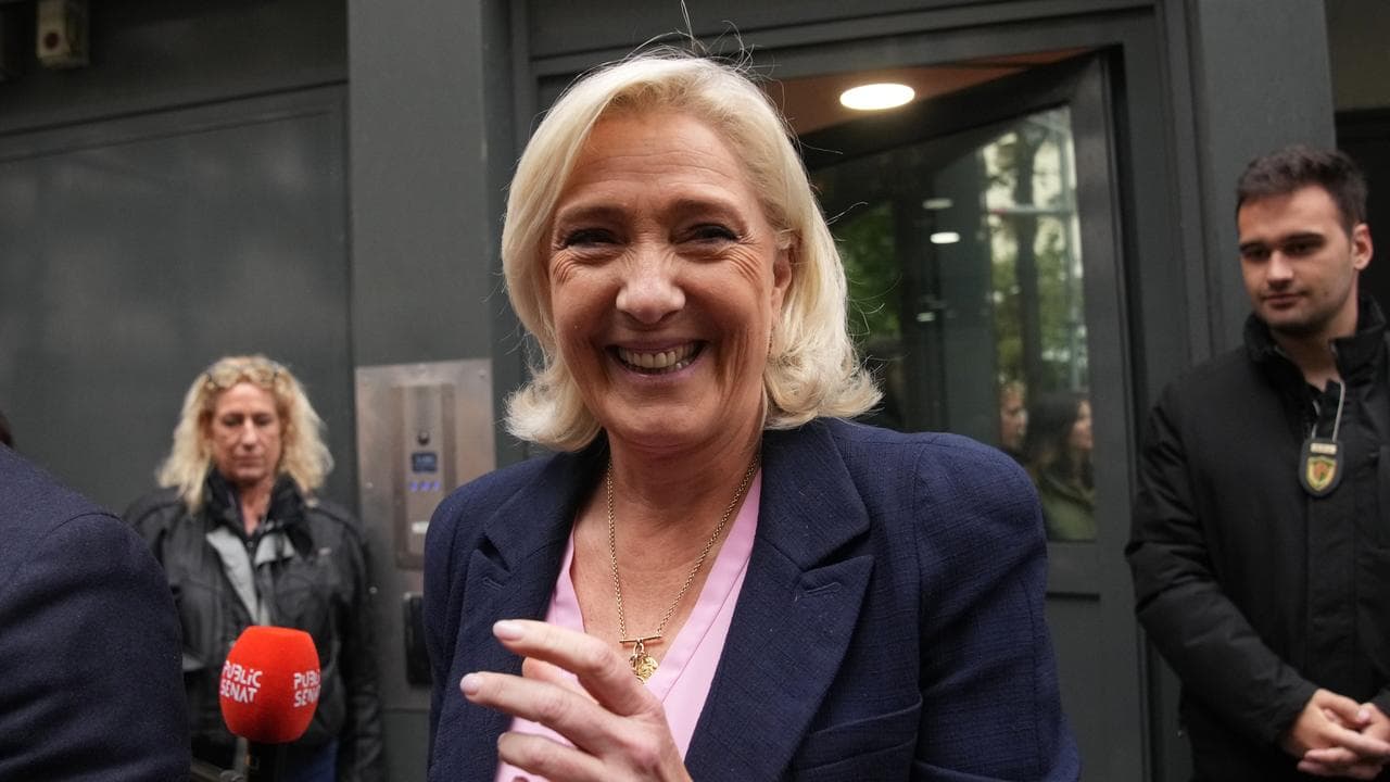 French far right leader Marine Le Pen