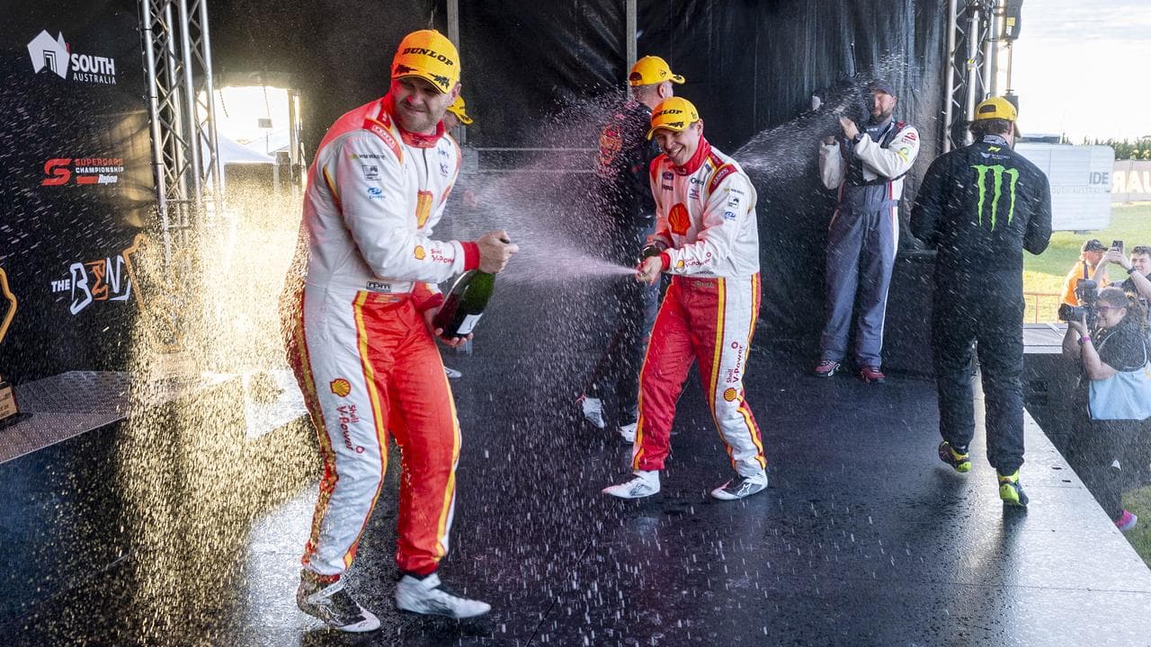 (L-R) Brodie Kostecki and Todd Hazelwood.