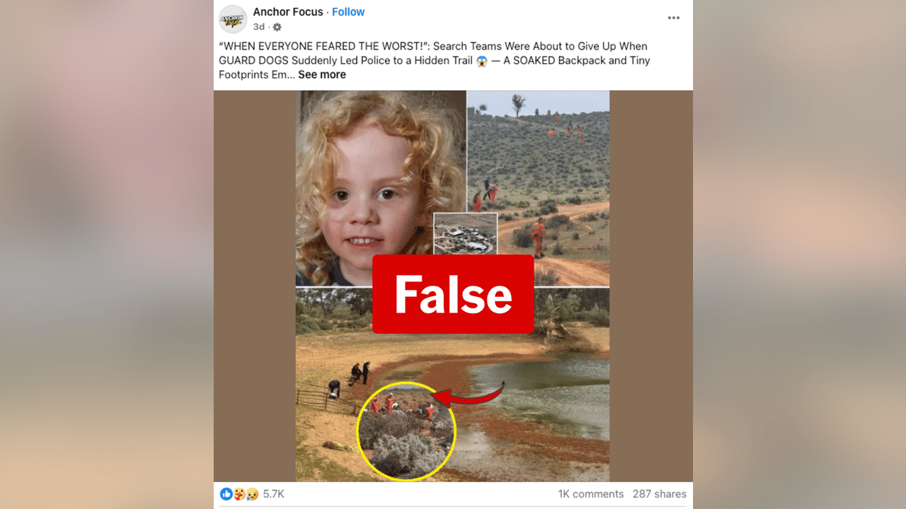 A screenshot of a Facebook post. 